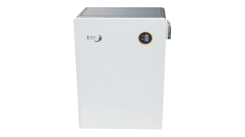 MidNite Power MNPowerflo16 | 20+ Year Design Life | 48v 310Ah | 16.1 kWh Capacity | Self Heating | Outdoor Wallmount LiFePO4 Battery