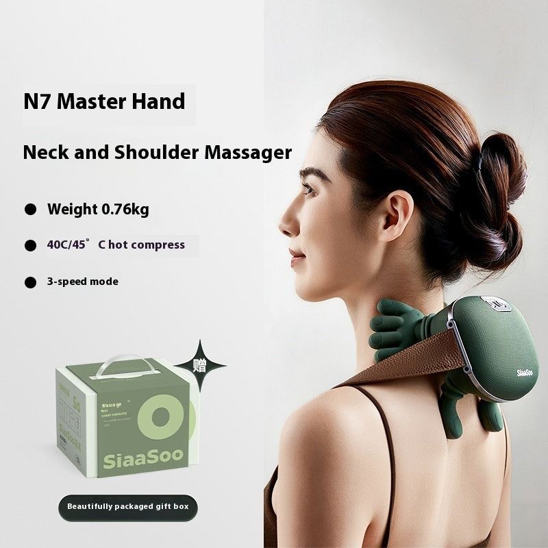 Master Hand Shoulder & Neck Massager with Heat Compress
