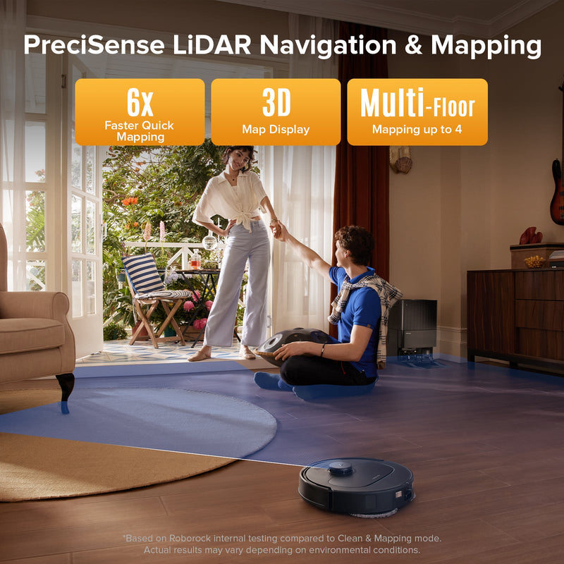 Roborock QV 35S Robot Vacuum with Multifunctional Dock