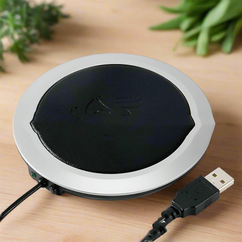 ☕ USB Cup Warmer Mat Pad – Portable Coffee & Tea Mug Heating Coaster
