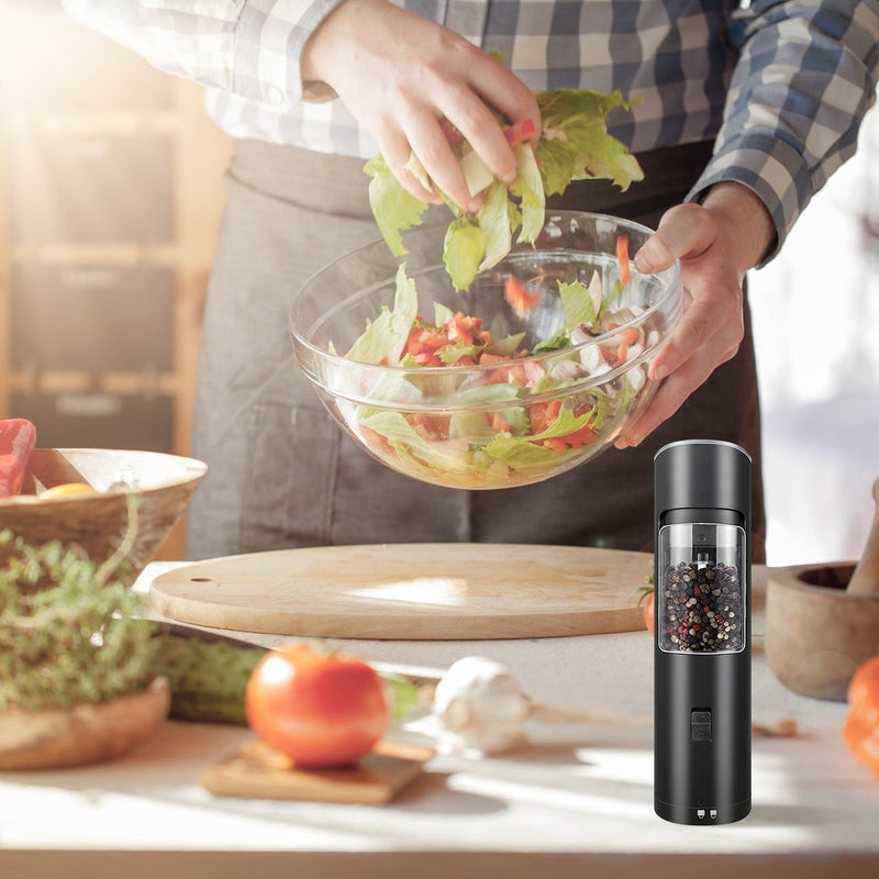 Electric Salt & Pepper Grinder – Gravity Sensor with LED