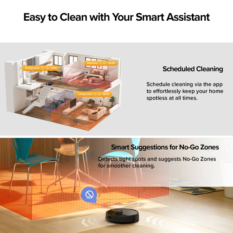 Roborock Q7 M5+ Robot Vacuum and Mop with Auto- Empty Dock (Upgraded from Q7 Max+)