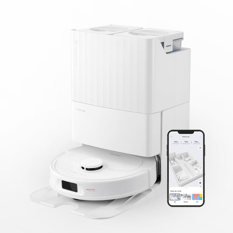 【Certified Refurbished 90% New】Roborock Qrevo S Robot Vacuum with Multifunctional Dock