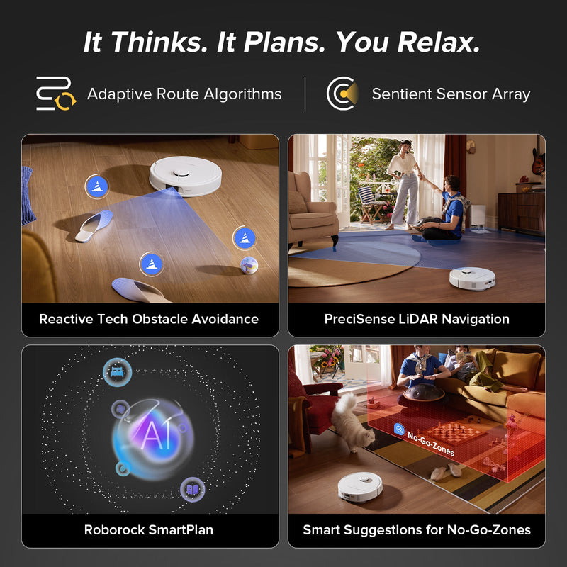 Roborock QV 35A Robot Vacuum with Multifunctional Dock (Upgraded from Qrevo S)