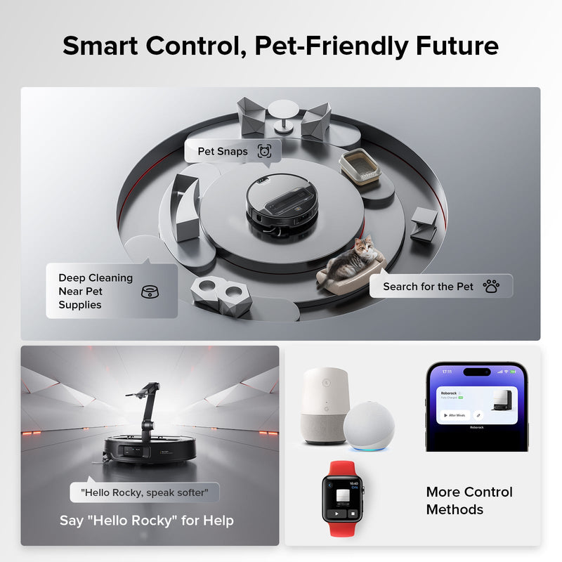 Roborock Saros Z70 Robot Vacuum with OmniGrip™ Mechanical Arm