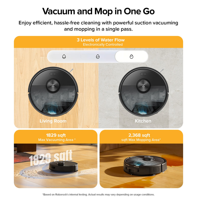 Roborock Q7 M5+ Robot Vacuum and Mop with Auto- Empty Dock (Upgraded from Q7 Max+)