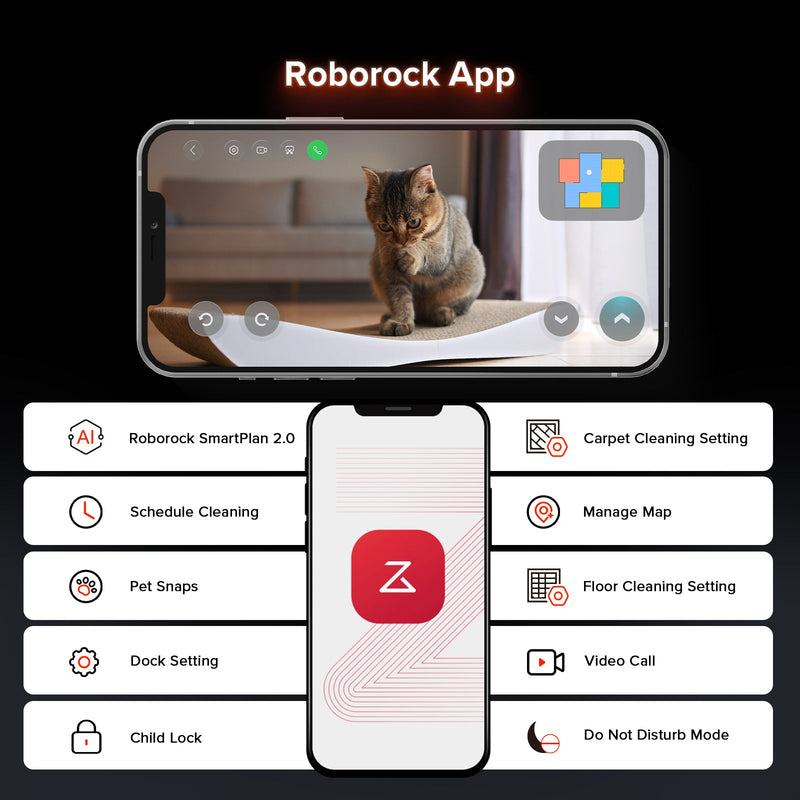Roborock Saros 10R Robot Vacuum with Multifunctional Dock 4.0