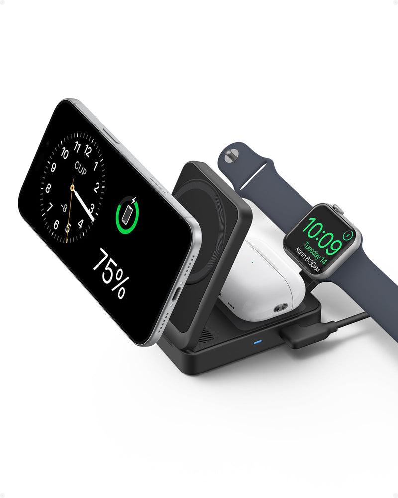 Anker MagGo Wireless Charging Station (Foldable 3-in-1)