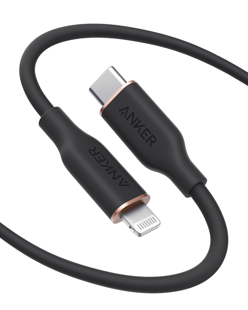 Anker <b>641</b> USB-C to Lightning Cable (Flow, Silicone)