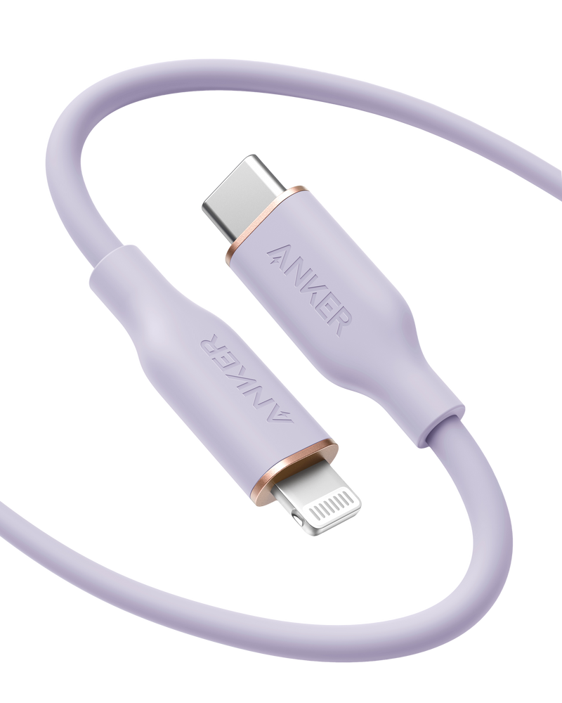 Anker <b>641</b> USB-C to Lightning Cable (Flow, Silicone)