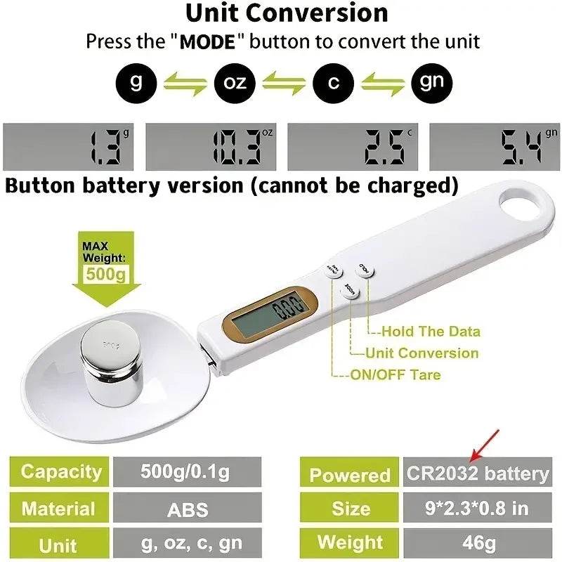 Mini Digital Spoon Scale – Precision Measuring