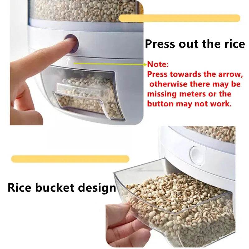 360° Rotatable Grain Dispenser