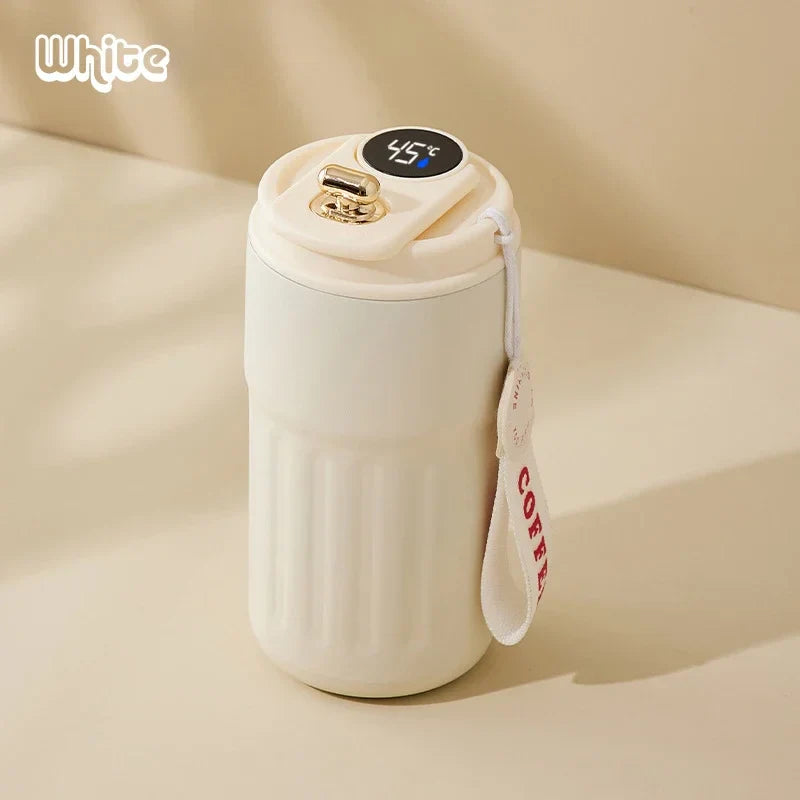 🌡️ Smart LED Thermos Bottle – Stainless Steel Travel Flask