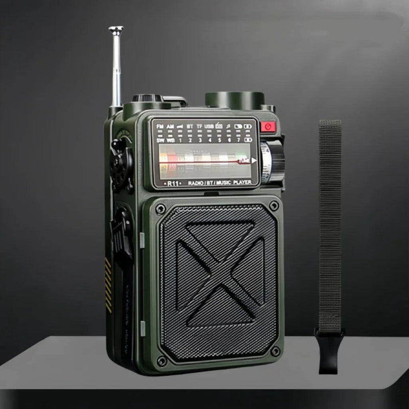 Hand-Crank Generator & Solar Power Bank