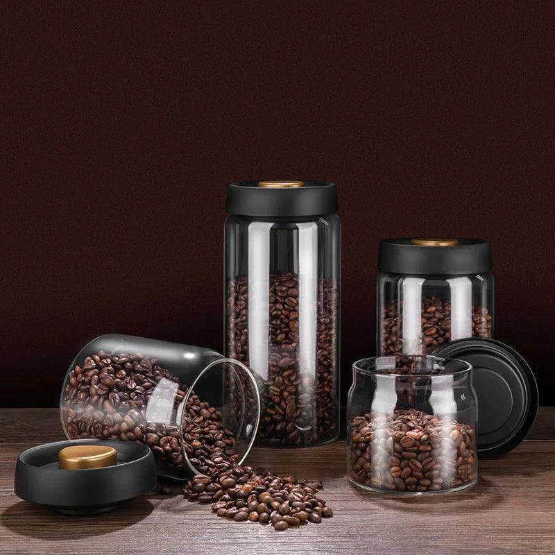 Vacuum Sealed Jug Coffee Beans Airtight Canister