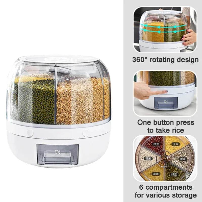 360° Rotatable Grain Dispenser