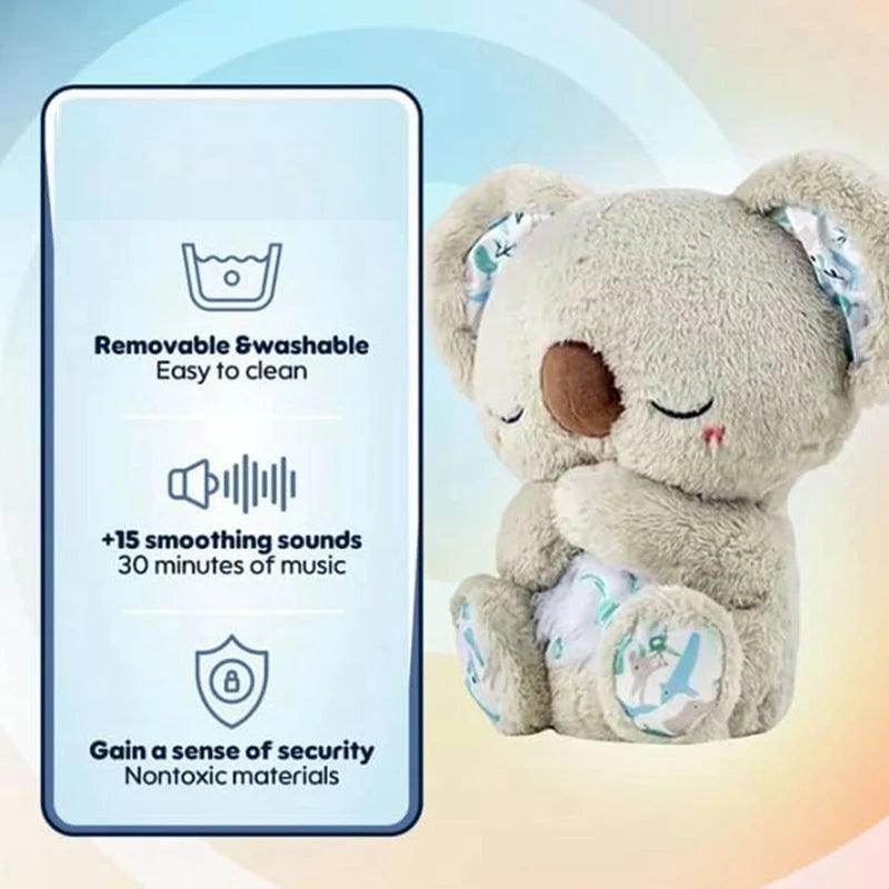 Anxiety Relief sleeping Koala Breathing Plush Toy