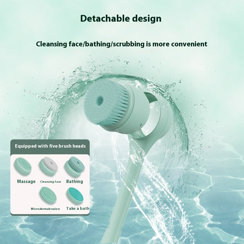 🚿 Electric Bath Brush – Automatic Back Rubbing Long Handle Brush