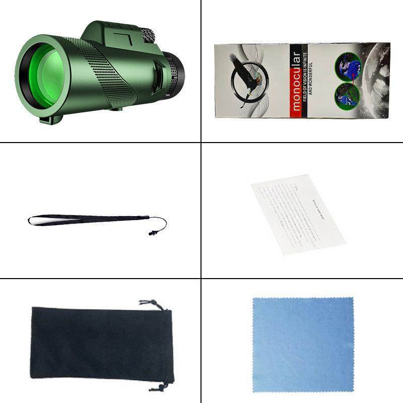 Handheld monocular telescope