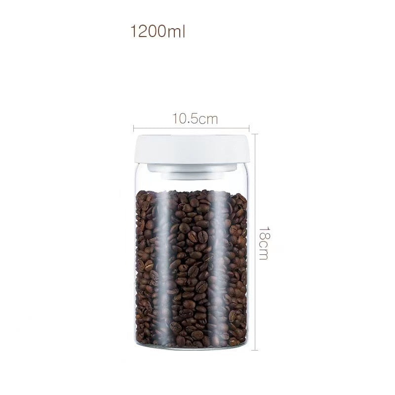 Vacuum Sealed Jug Coffee Beans Airtight Canister