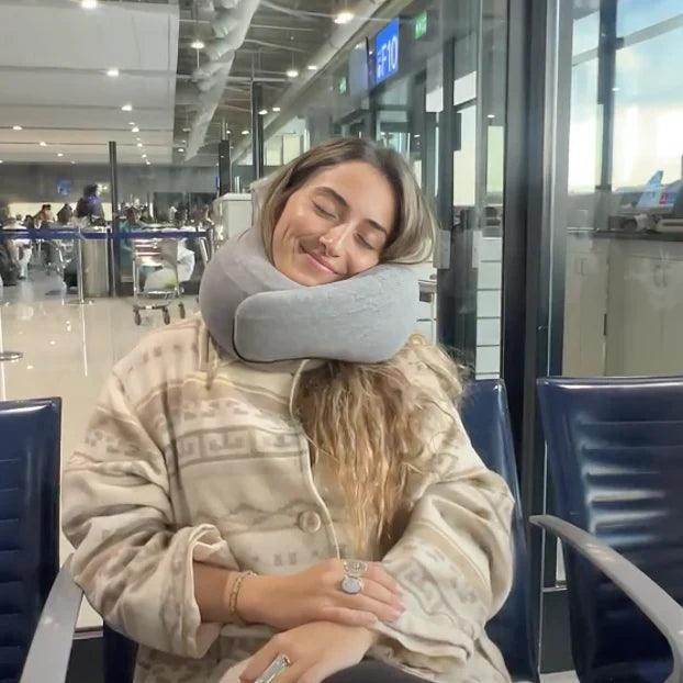 Travel pillow for long flights