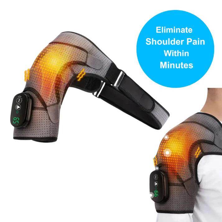 Neck and shoulder massager with heat